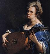 Artemisia  Gentileschi, Self portrait